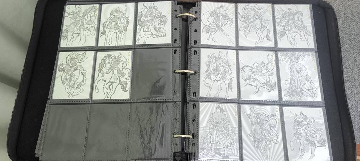 夜之极第三十八期 （1月17日周六晚9点截拍，欢迎竞拍） 卡德曼 张建东水浒盲盒版 第一弹线稿粗闪 68全套