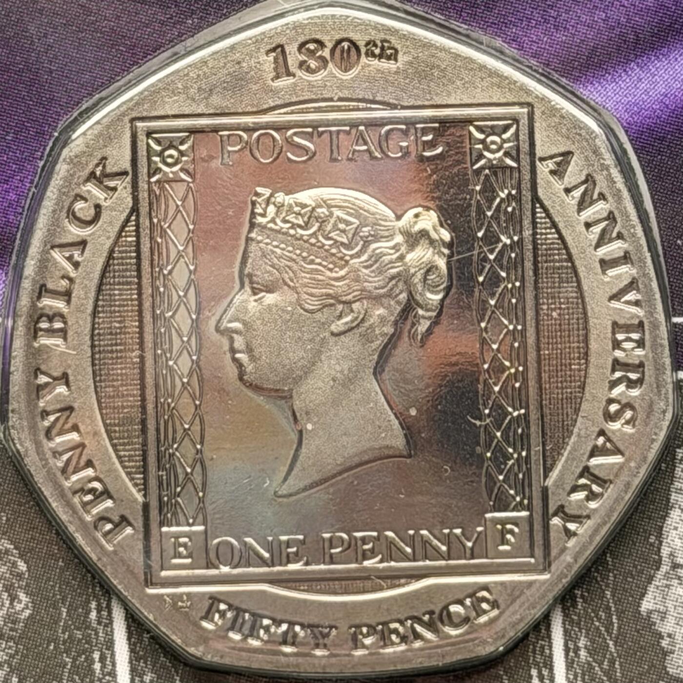 ＜星葵钱币社＞散币克朗场第68期·1月23日发货 直布罗陀2020年黑便士邮票发行180周年50便士卡装纪念币