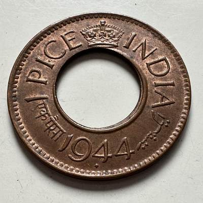 🌹外币初藏🌹🐯2026年第9场  每周二四六晚8️⃣点 接代拍 -  英属印度1944年一派沙 c