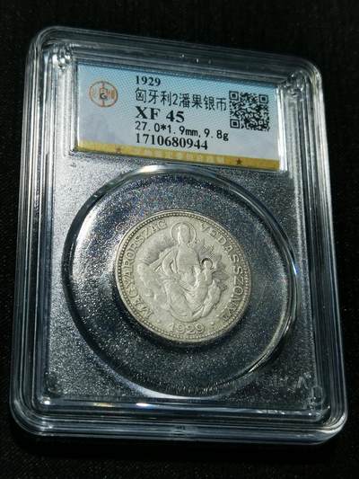 天下钱庄专场欢迎参拍 - 匈牙利圣母抱婴2潘果银币