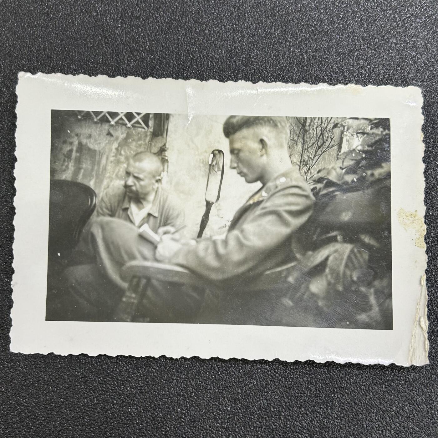 西秦中古拍卖第七十三期 二战 德军士兵生活照 背面有批注