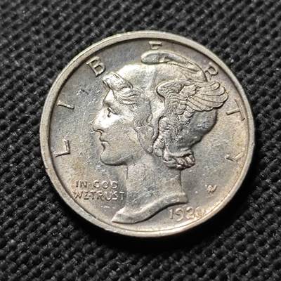 KK钱币收藏小铺  第400期  百期特拍（四拍之四）2月预留时间 周末发货 -  1920美国小飞人银币 早年份 品不错