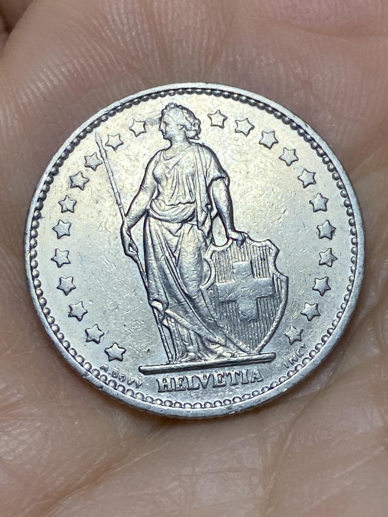 2026年第十一场(总第一百八十场）外国好品散币场(免佣金) 瑞士🇨🇭1977年1法郎(第三版，无标版)