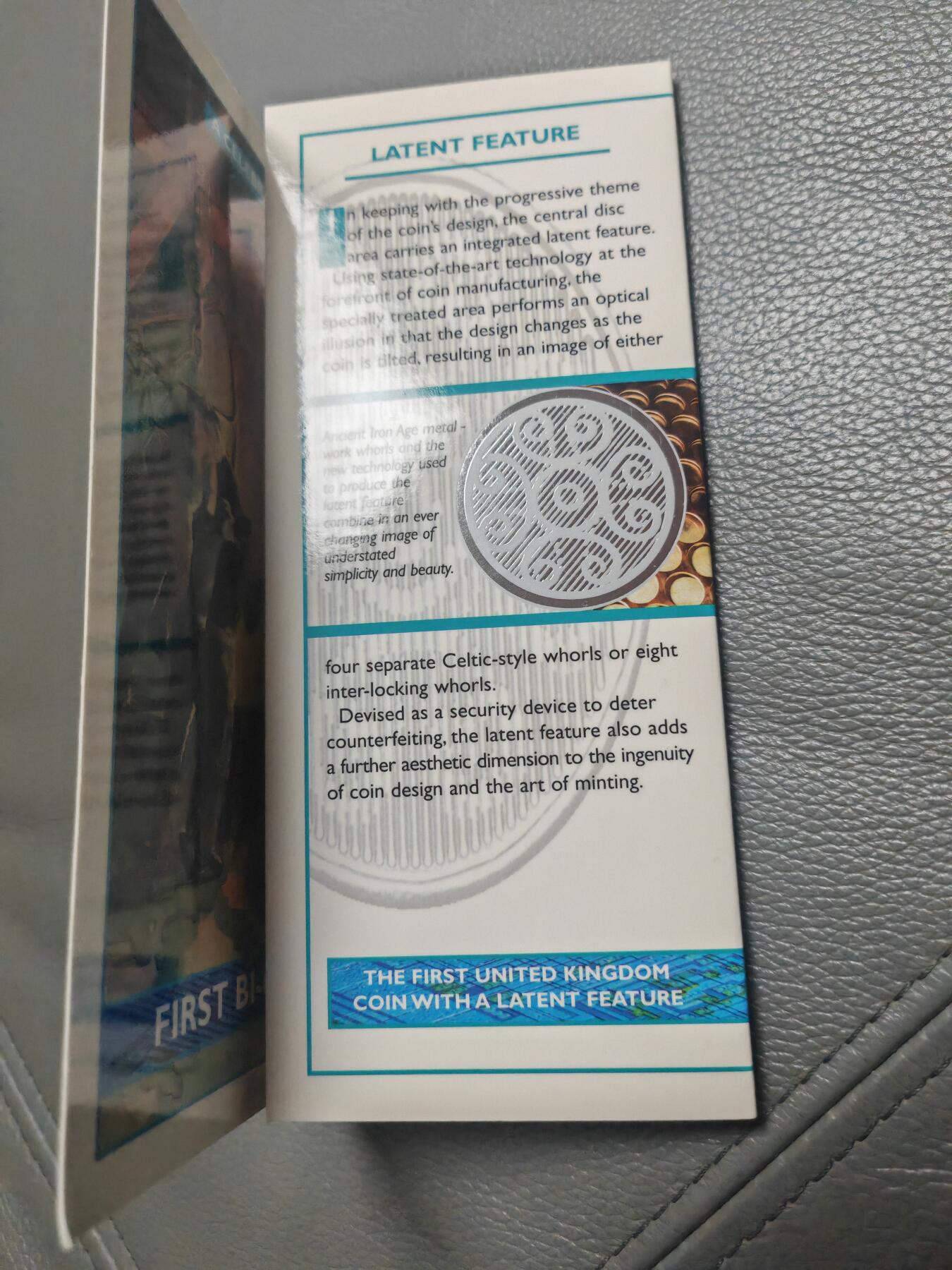 英国 1997年 2英磅 纪念币 工业革命 皇家币厂精装册