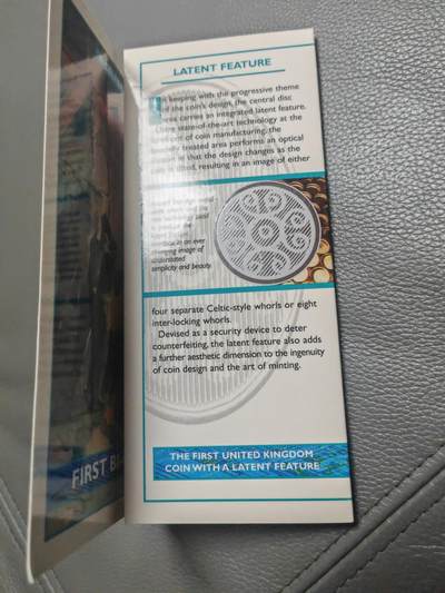英国 1997年 2英磅 纪念币 工业革命 皇家币厂精装册 英国 1997年 2英磅 纪念币 工业革命 皇家币厂精装册