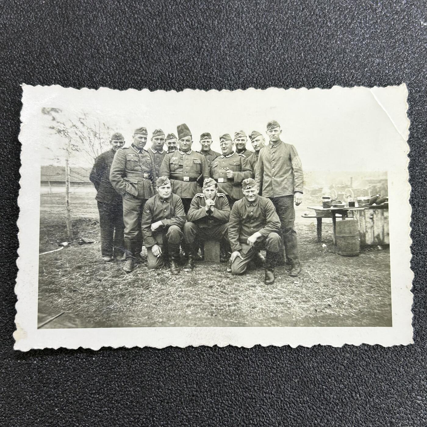 西秦中古拍卖第七十三期 二战 德军集体合影照片 