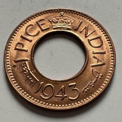 🌹外币初藏🌹🐯2026年第9场  每周二四六晚8️⃣点 接代拍 -  英属印度1943年一派沙 b