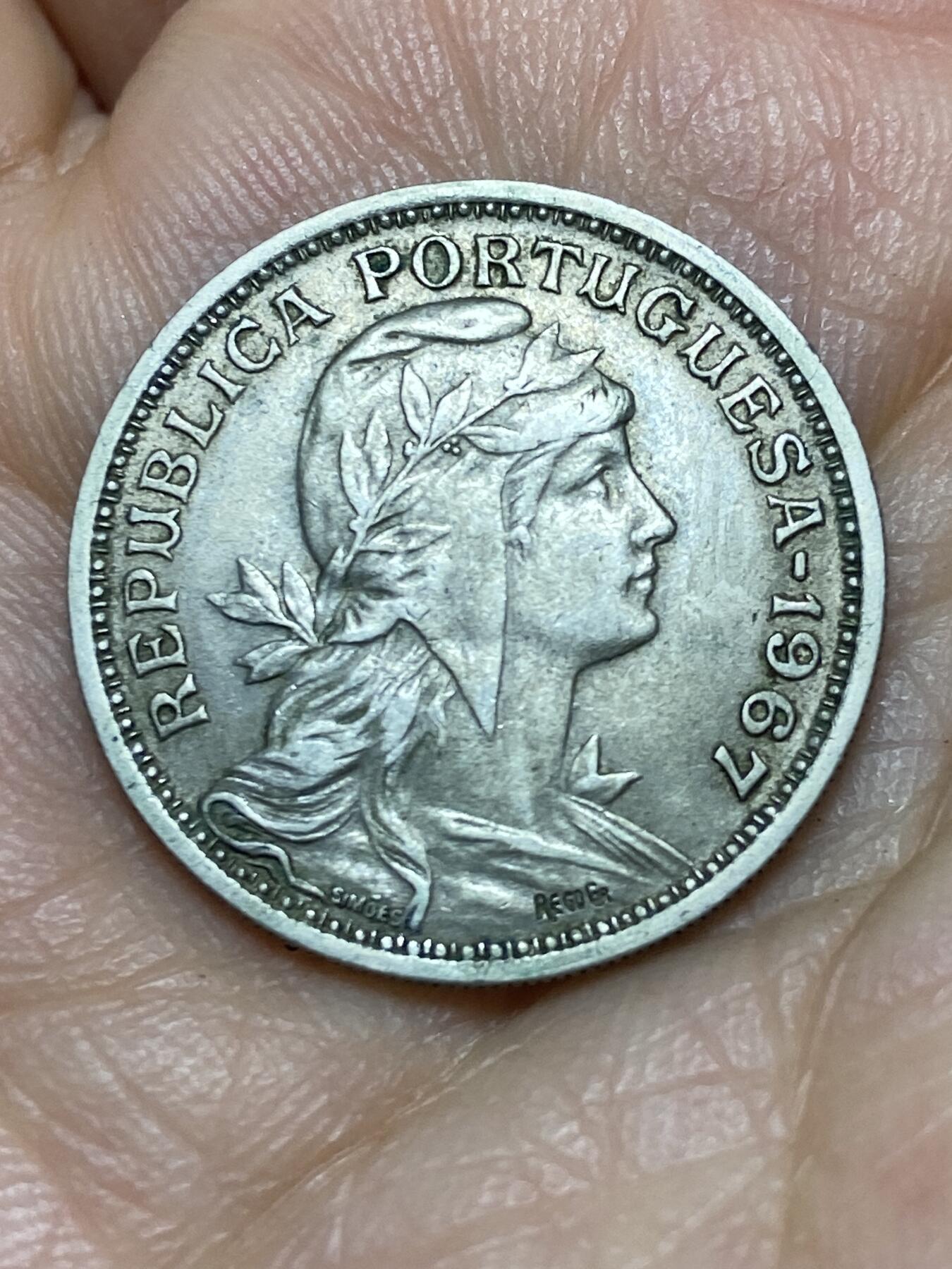 2026年第十一场(总第一百八十场）外国好品散币场(免佣金) 葡萄牙🇵🇹1967年50分(共和国时期第四套)