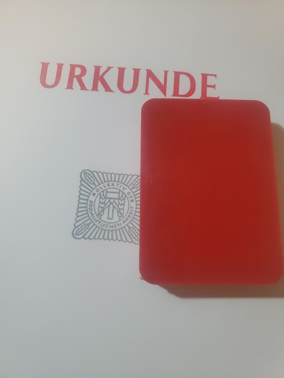 韵星假日拍卖第三十七期 -- Rimey Holidays Auction 37 民主德国连续获得两次集体劳动荣誉奖章略/挂带证书一套