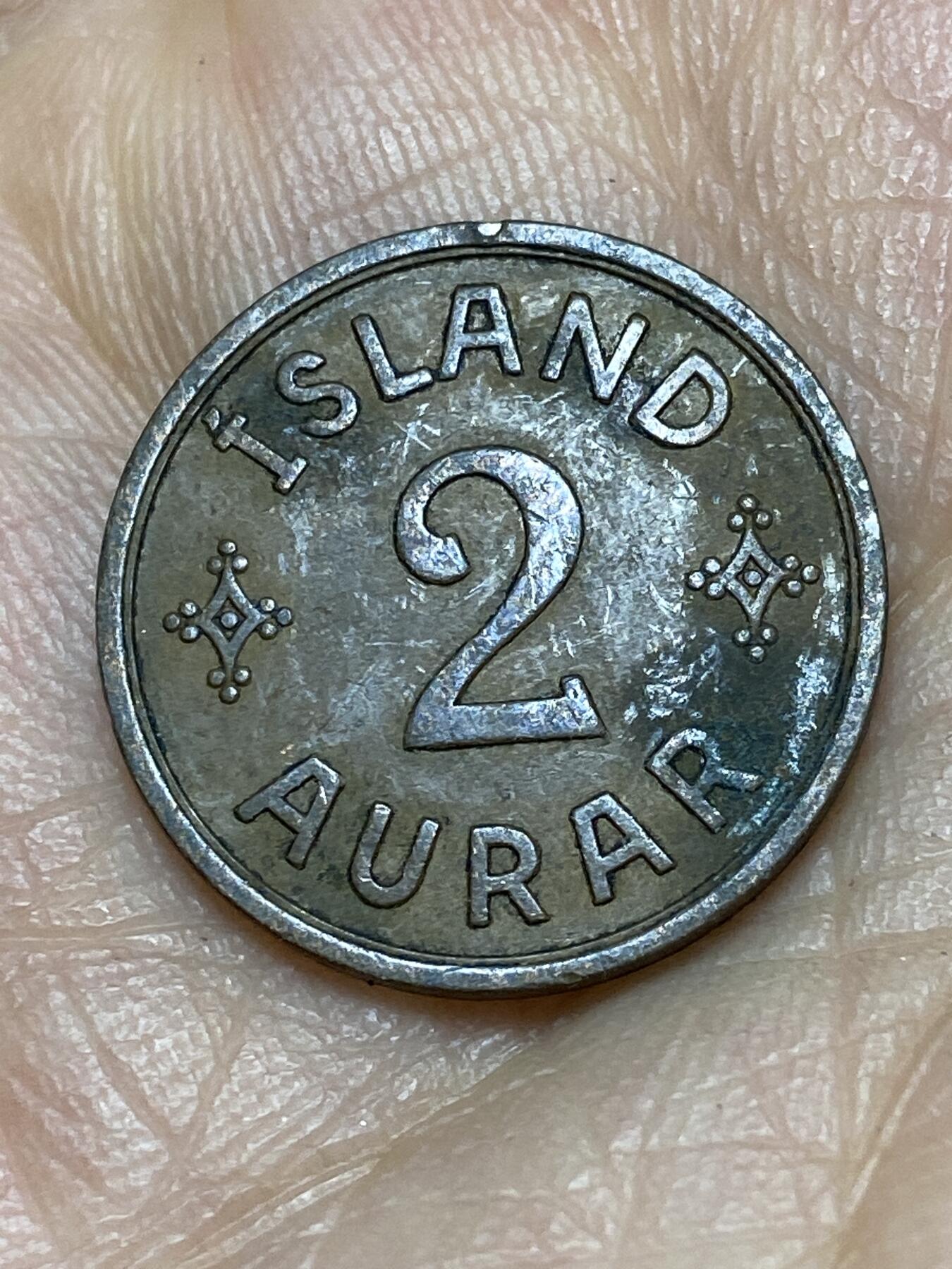 2026年第十一场(总第一百八十场）外国好品散币场(免佣金) 丹属冰岛王国1940年2奥拉(克里斯蒂安十世第二版，首发年仅发行2年)