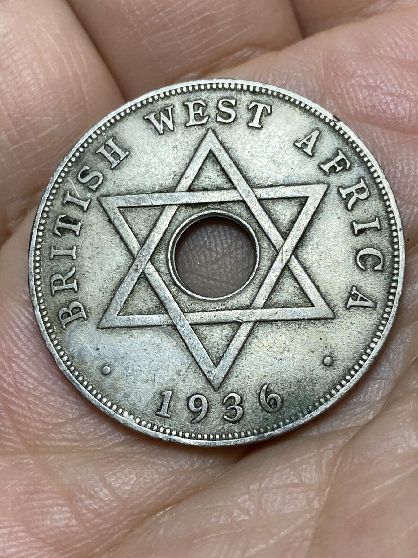 2026年第十一场(总第一百八十场）外国好品散币场(免佣金) 英属西非1936年1便士(乔治五世逝世年，第二版关门年)