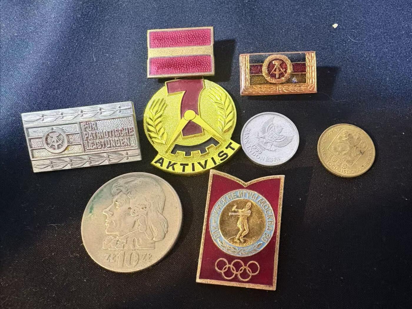 罗岚⭐爱藏⭐甄选专拍第四场-分享拍场赚佣（实体经营） 民主德国勋赏一组（建设计划模范奖章 莫斯科奥运会）