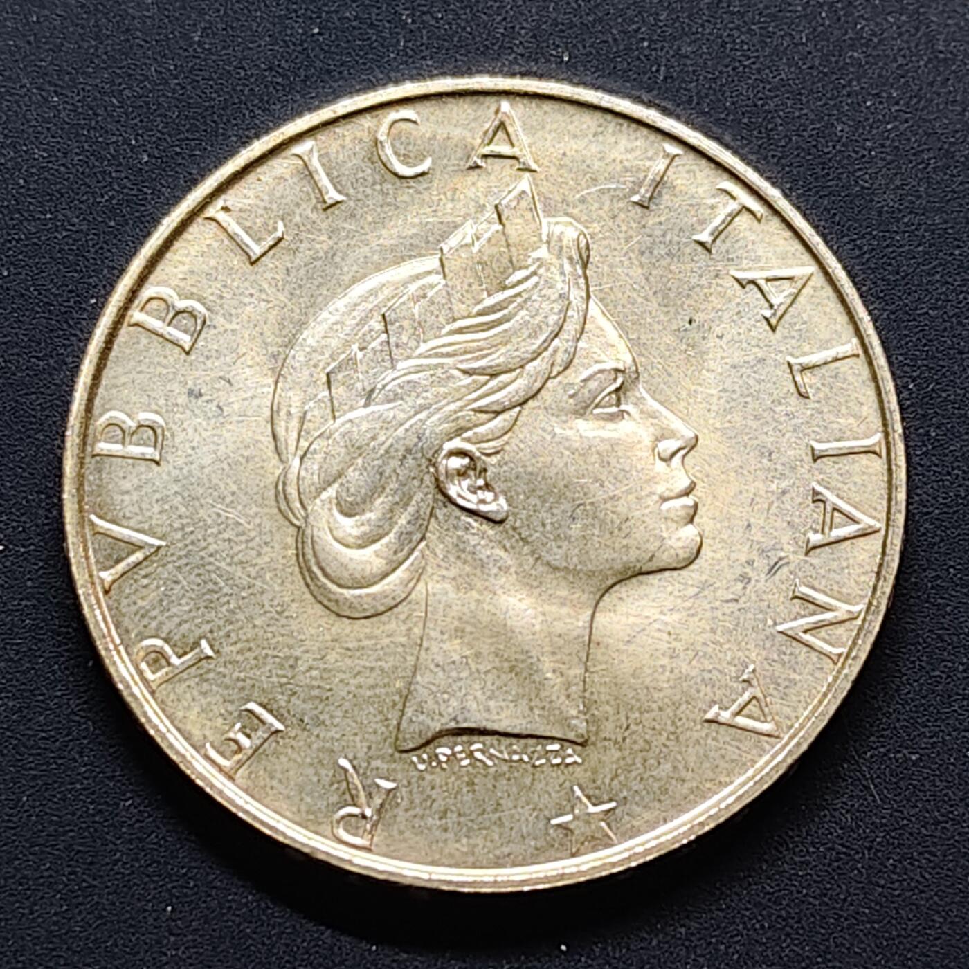 【全场包邮】纯粹捡漏拍497场-持续更新中 意大利1986年500里拉和平年纪念银币【29毫米11克83.5%】