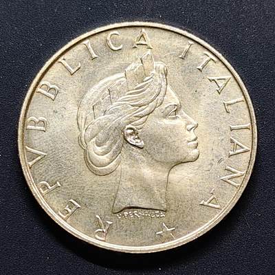 【全场包邮】纯粹捡漏拍497场-持续更新中 - 意大利1986年500里拉和平年纪念银币【29毫米11克83.5%】