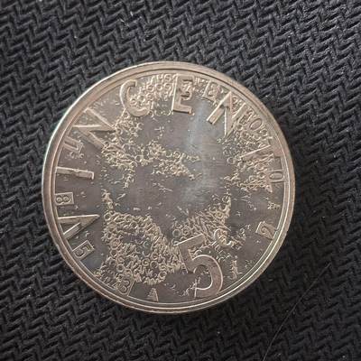 道一币馆币章第一百六十四场 - 荷兰2003年画家梵高诞辰250周年5欧元银币  11.9g 925s