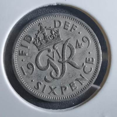 沼泽如烟--第966场 - 英国1949年六便士