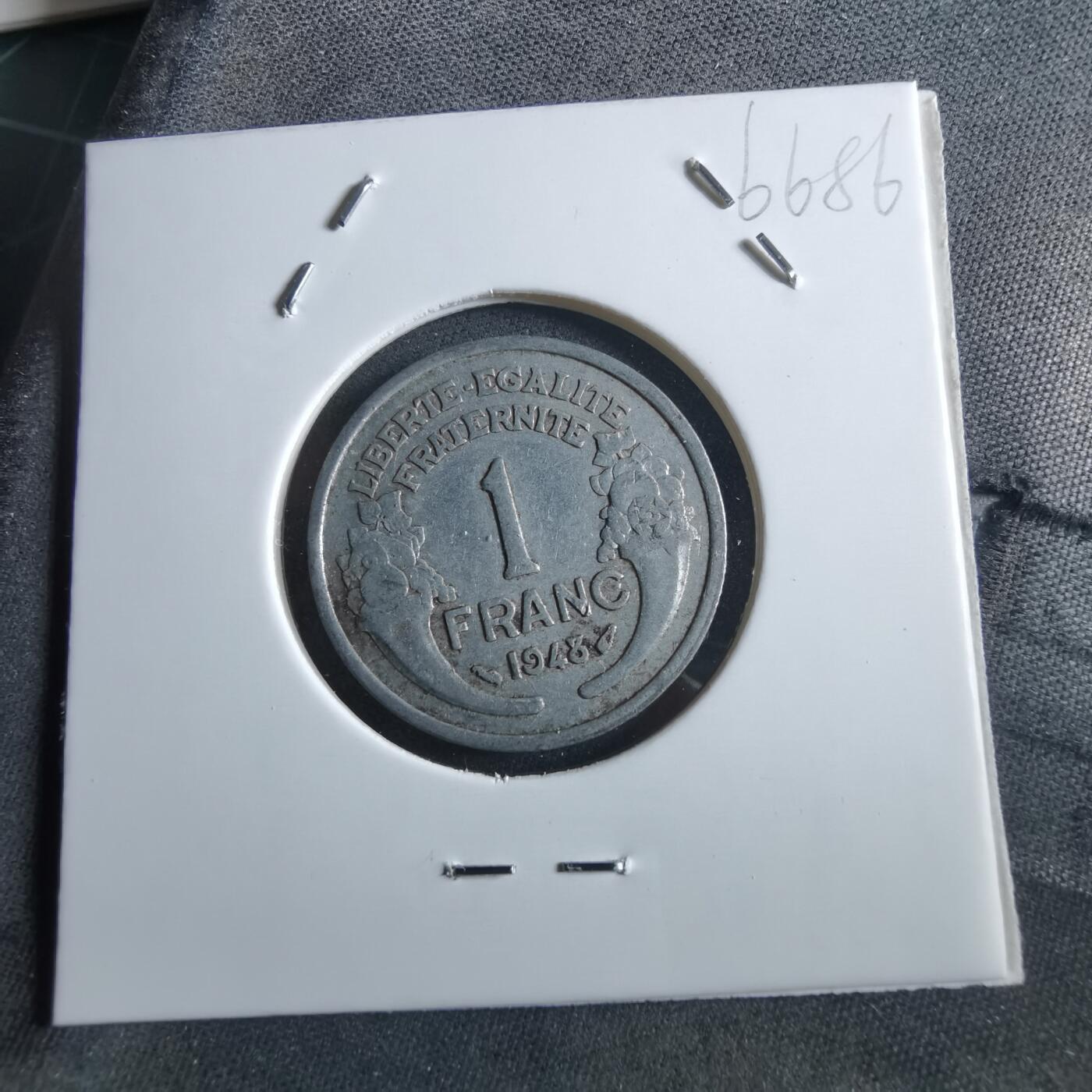 沼泽如烟--第966场 法国1948年1法郎