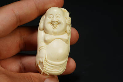 上海都达杂项专场十三（全场包邮】 - 如意弥勒手把件