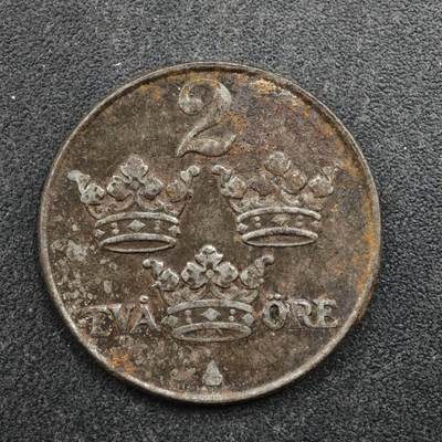 【淘币小摊】实时拍第八百五十拍   散币银币场   满百包邮可预留二周 每周一统一发货   - 瑞典1948年2欧尔铁币