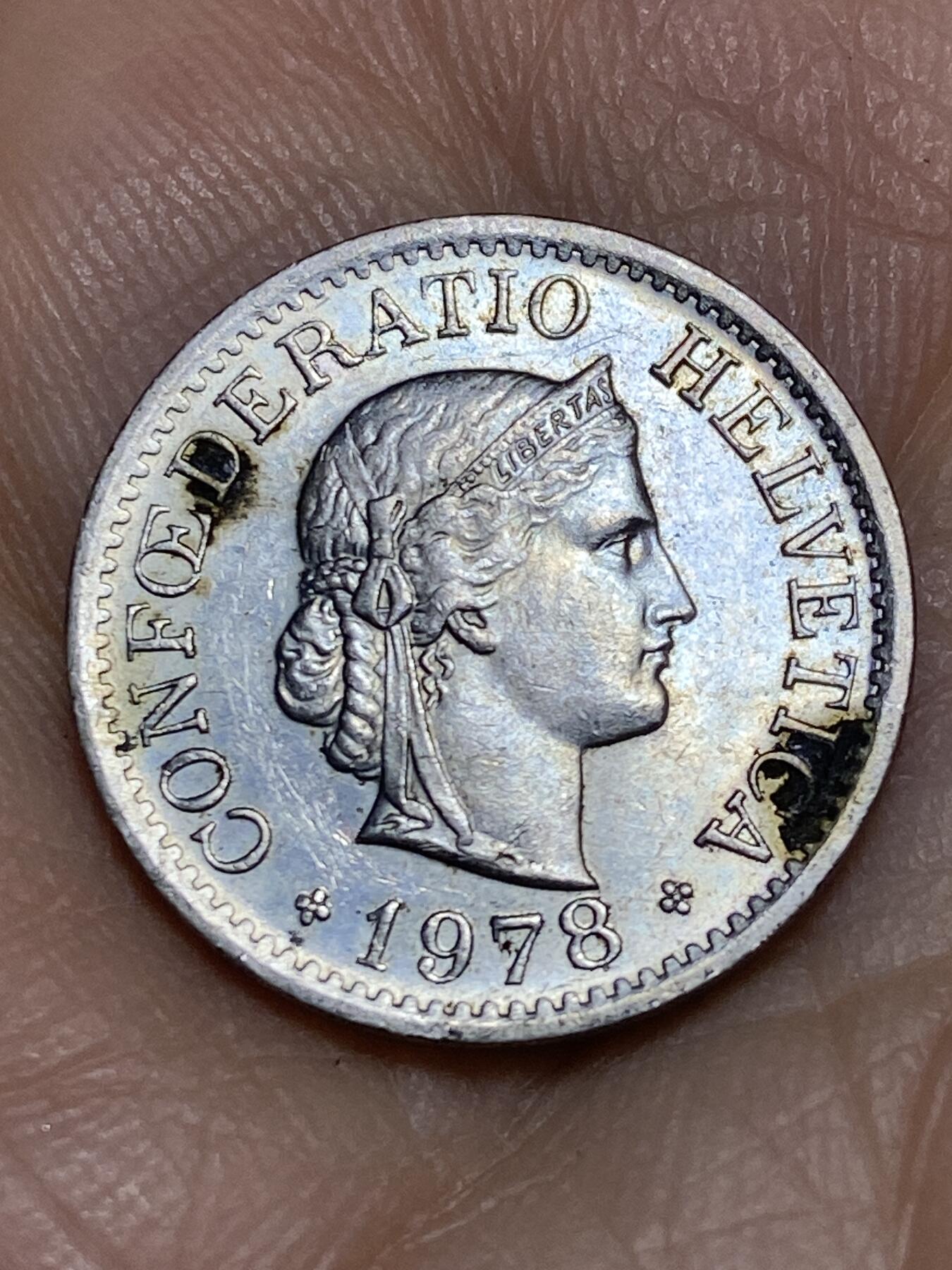 2026年第十一场(总第一百八十场）外国好品散币场(免佣金) 瑞士🇨🇭1978年10拉彭(第二版，无标版)