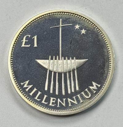 S&S Numismatic世界钱币-拍卖 第119期  - 爱尔兰2000年 千禧年 1英镑精制纪念银币 20克925银