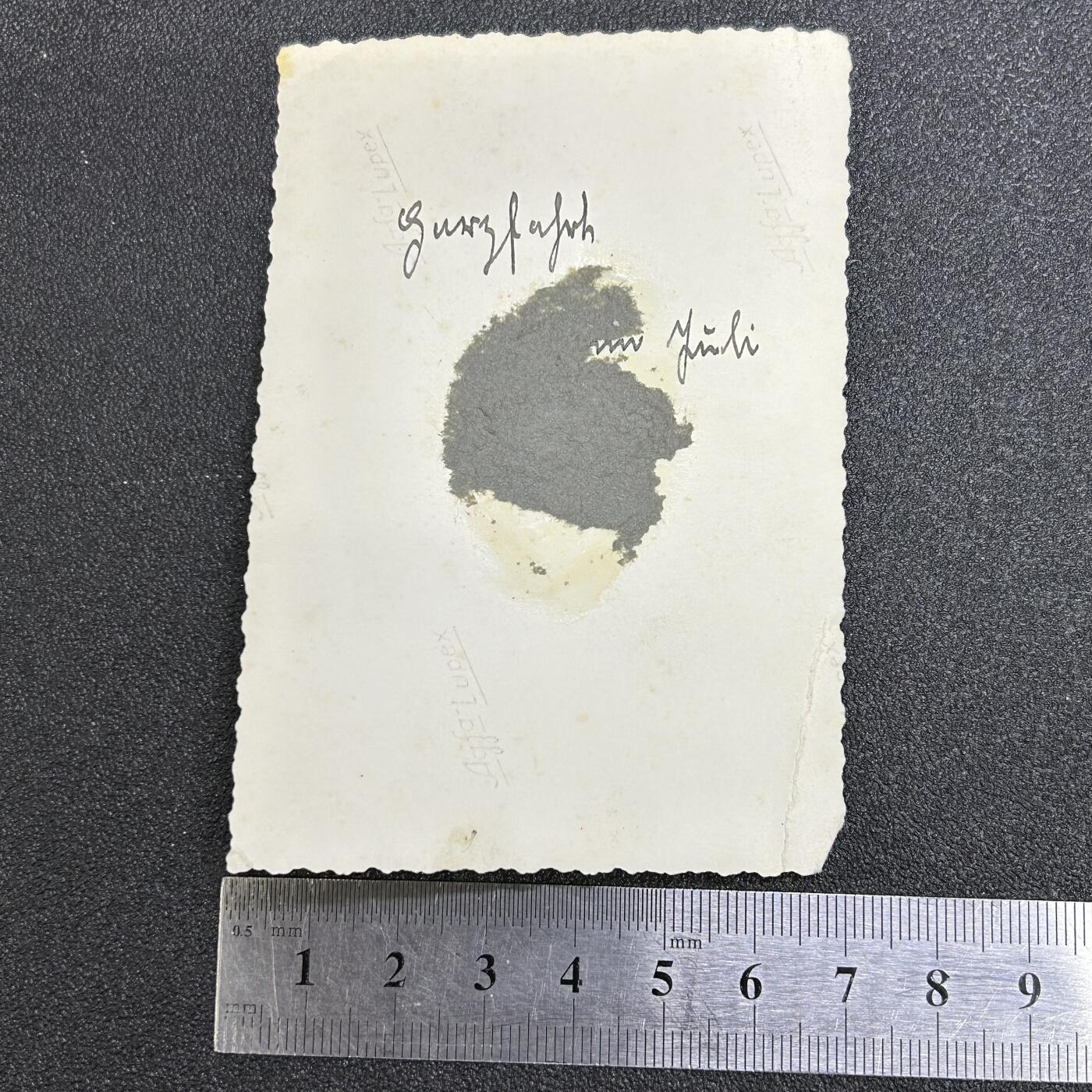 西秦中古拍卖第七十三期 二战 德军军车车队照片 背面有批注