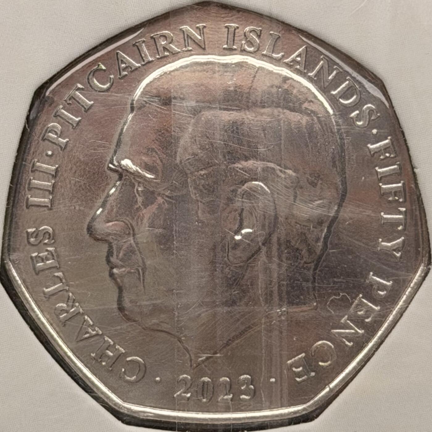 ＜星葵钱币社＞散币克朗场第68期·1月23日发货 皮特凯恩群岛2023年彼得兔的圣诞节50便士卡装纪念币