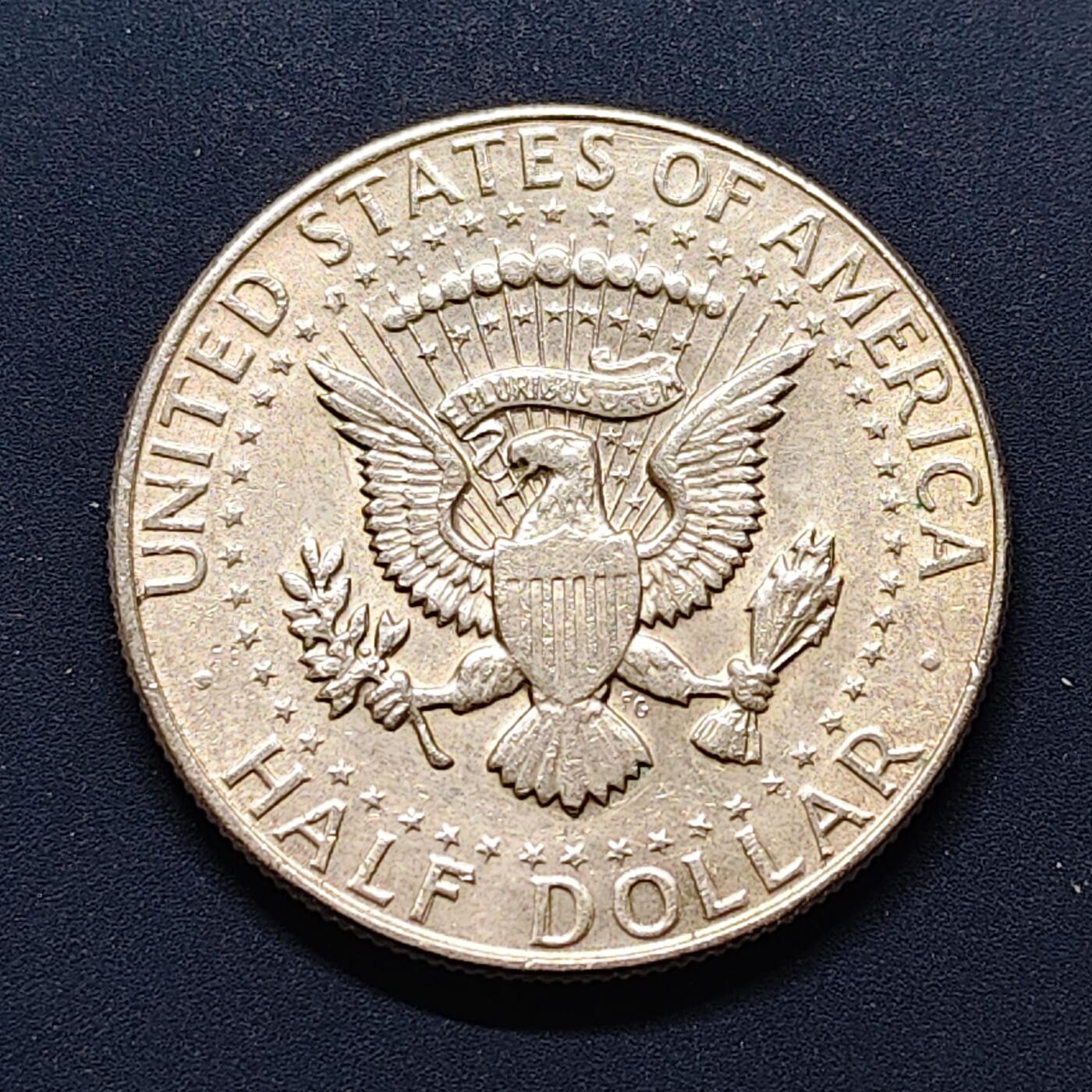 【全场包邮】纯粹捡漏拍496场-持续更新中 美国1968年肯尼迪半元银币【30.6毫米11.5克40%】