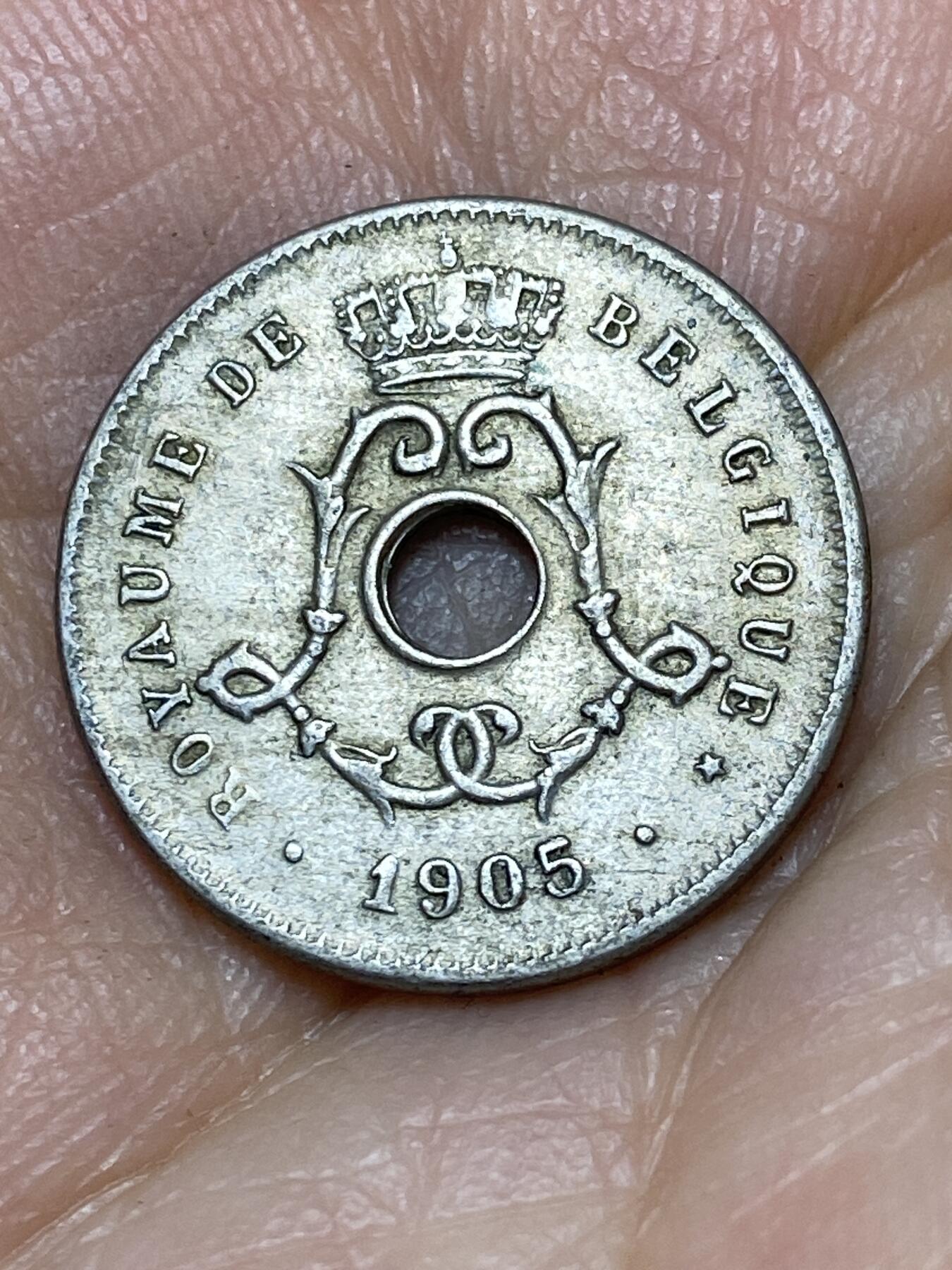 2026年第十一场(总第一百八十场）外国好品散币场(免佣金) 比利时🇧🇪1905年5分(利奥波德二世第三版，法语版)