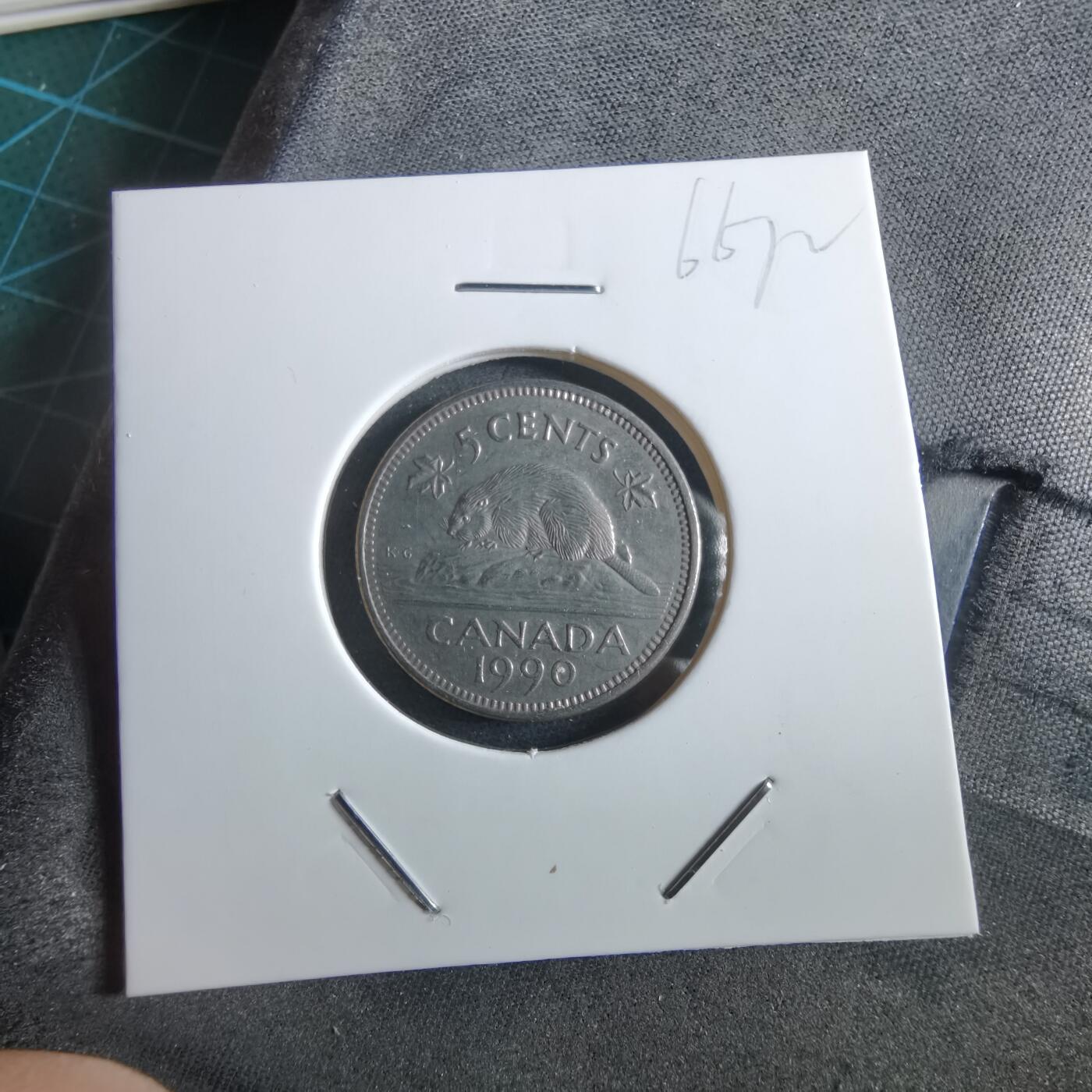 沼泽如烟--第966场 加拿大1990年五分