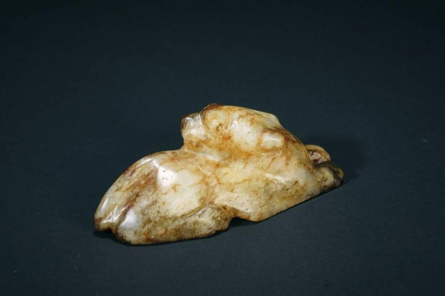 上海都达杂项专场三（全场包邮）  和田古玉兽86-5