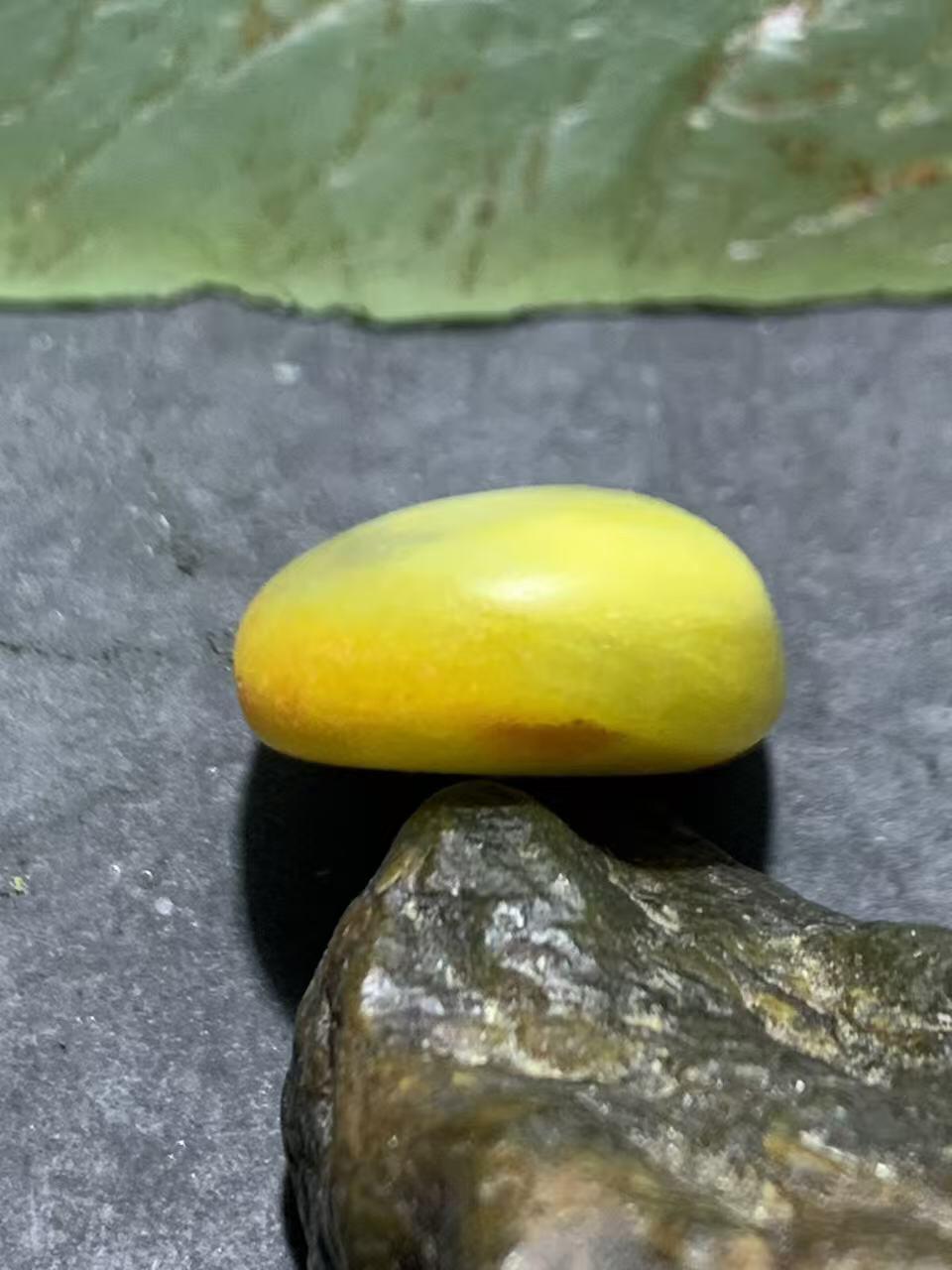 精美洒金皮和田玉独籽原石一颗，