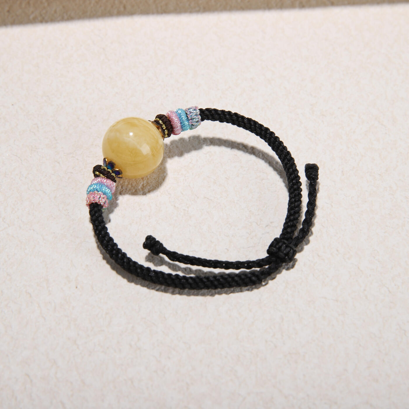 瑰丽珠宝（一） 虎皮蜜蜡纯手工手编绳