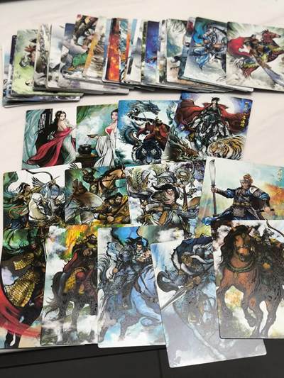 夜之极第三十八期 （1月17日周六晚9点截拍，欢迎竞拍） - 卡德曼 张建东水浒第一弹浮雕普卡 三工艺204张 一套