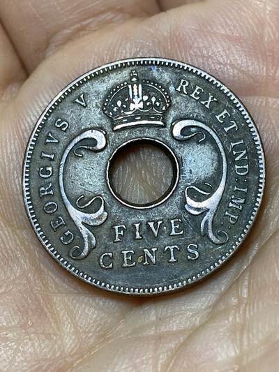 2026年第十一场(总第一百八十场）外国好品散币场(免佣金) - 英属东非1935年5分(乔治五世时期)