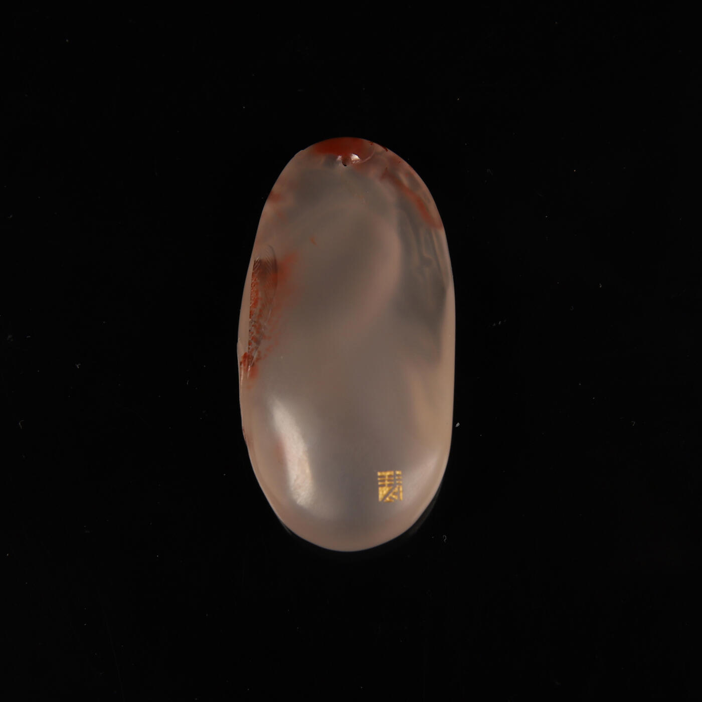 瑰丽珠宝（一） 大师雕工玉贵人南红荔枝冻吊坠