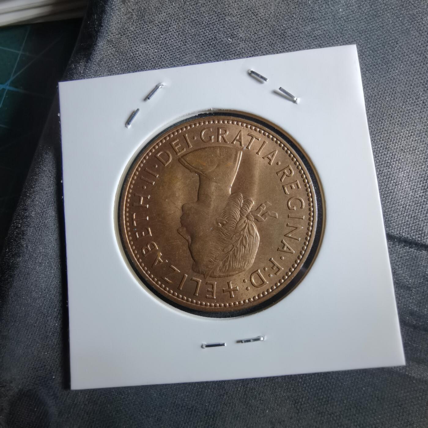 沼泽如烟--第966场 英国1967年1便士