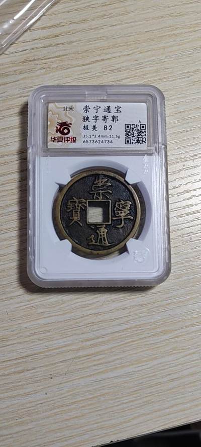 崇宁通宝狭字寄郭 - 崇宁通宝狭字寄郭