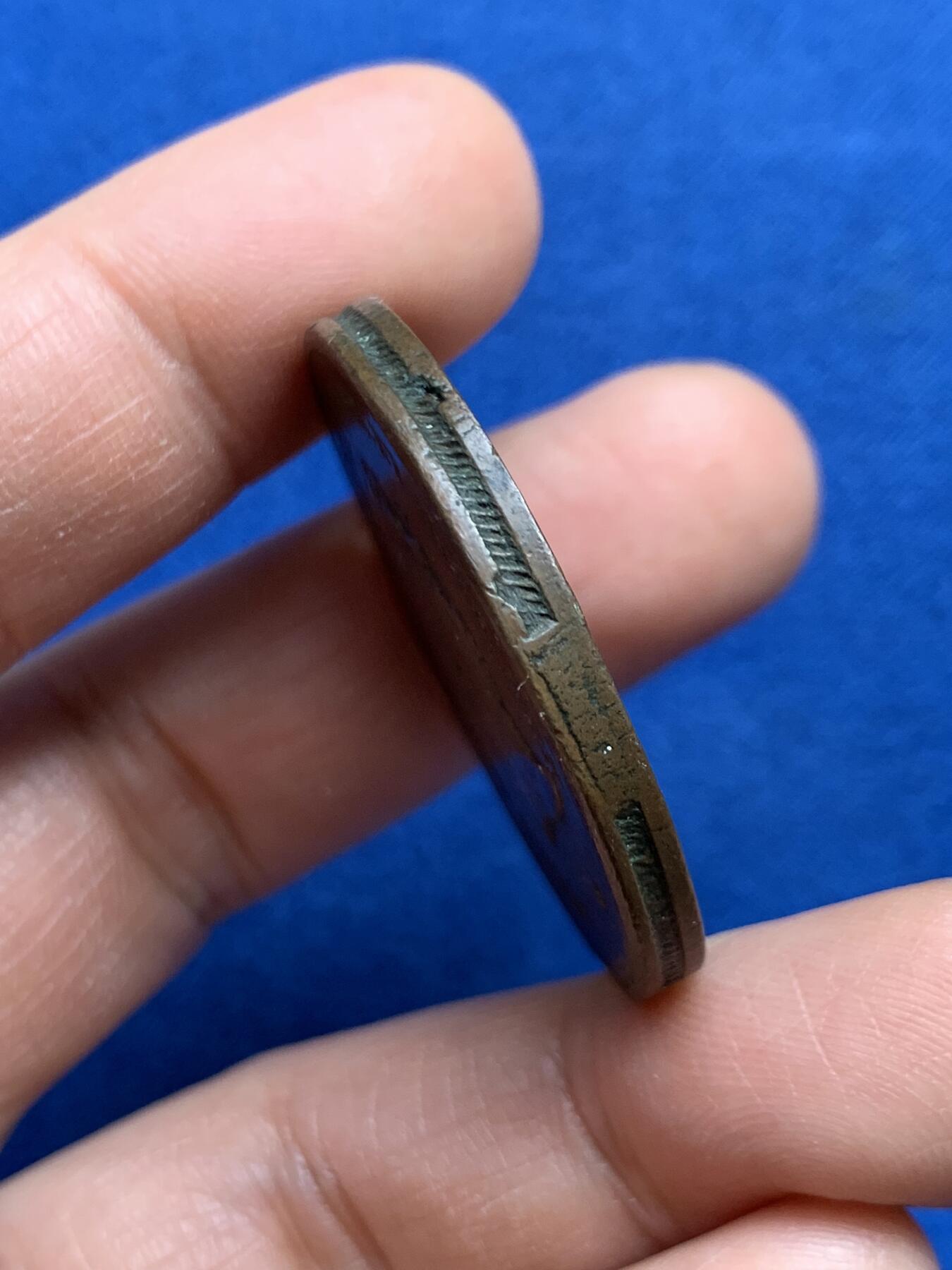 《竞宝斋》第459场 周日，周一，2场连拍 （全场包邮）欢迎送拍 意大利两西西里王国1856年费迪南德二世10托尔内西铜币