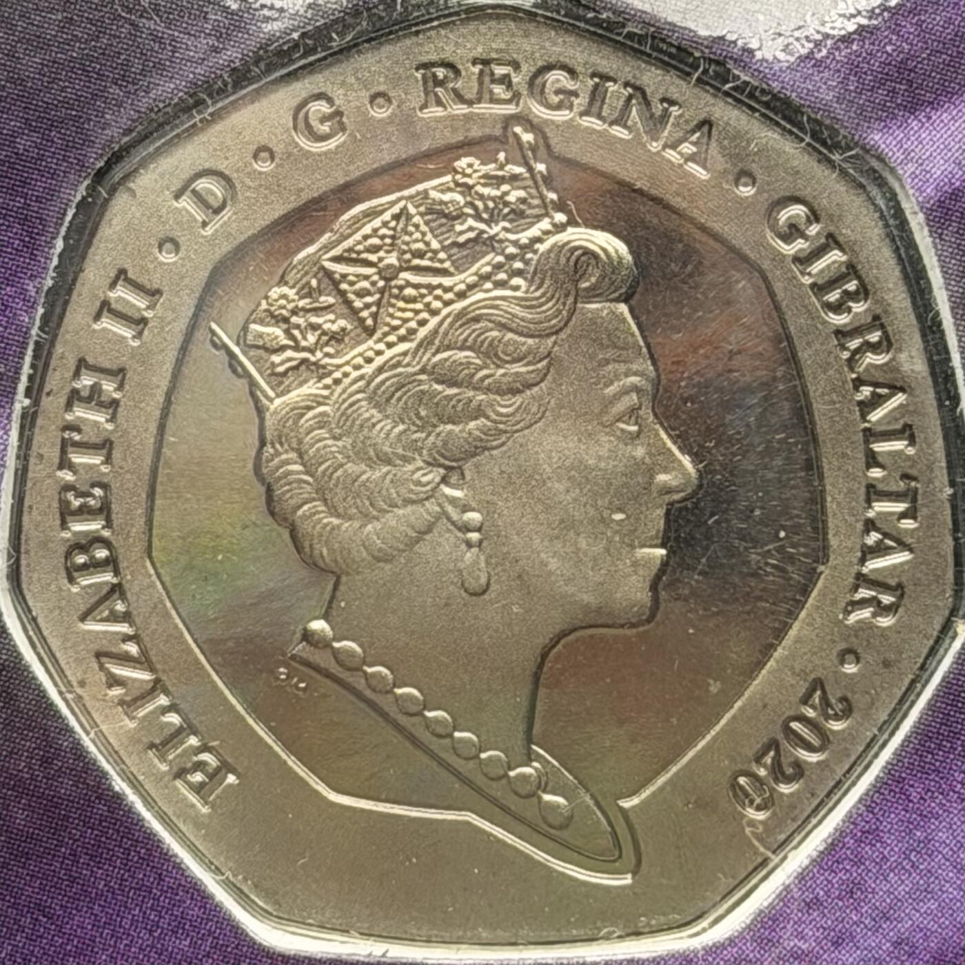 ＜星葵钱币社＞散币克朗场第68期·1月23日发货 直布罗陀2020年黑便士邮票发行180周年50便士卡装纪念币