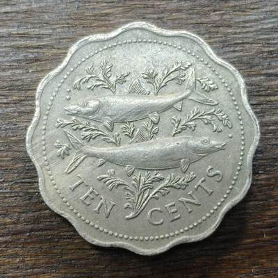 【铜匠收藏】★第138场★散币场。不寄存，30包邮。不满30元，支付5元运费。《接受代拍 代送NGC评级》 - 88【无寄存】1982年 巴哈马 10分