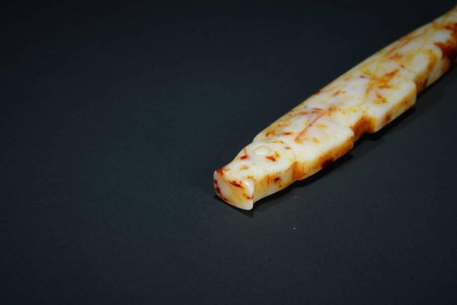 上海都达杂项专场三（全场包邮） 和田古玉鱼挂件86-2