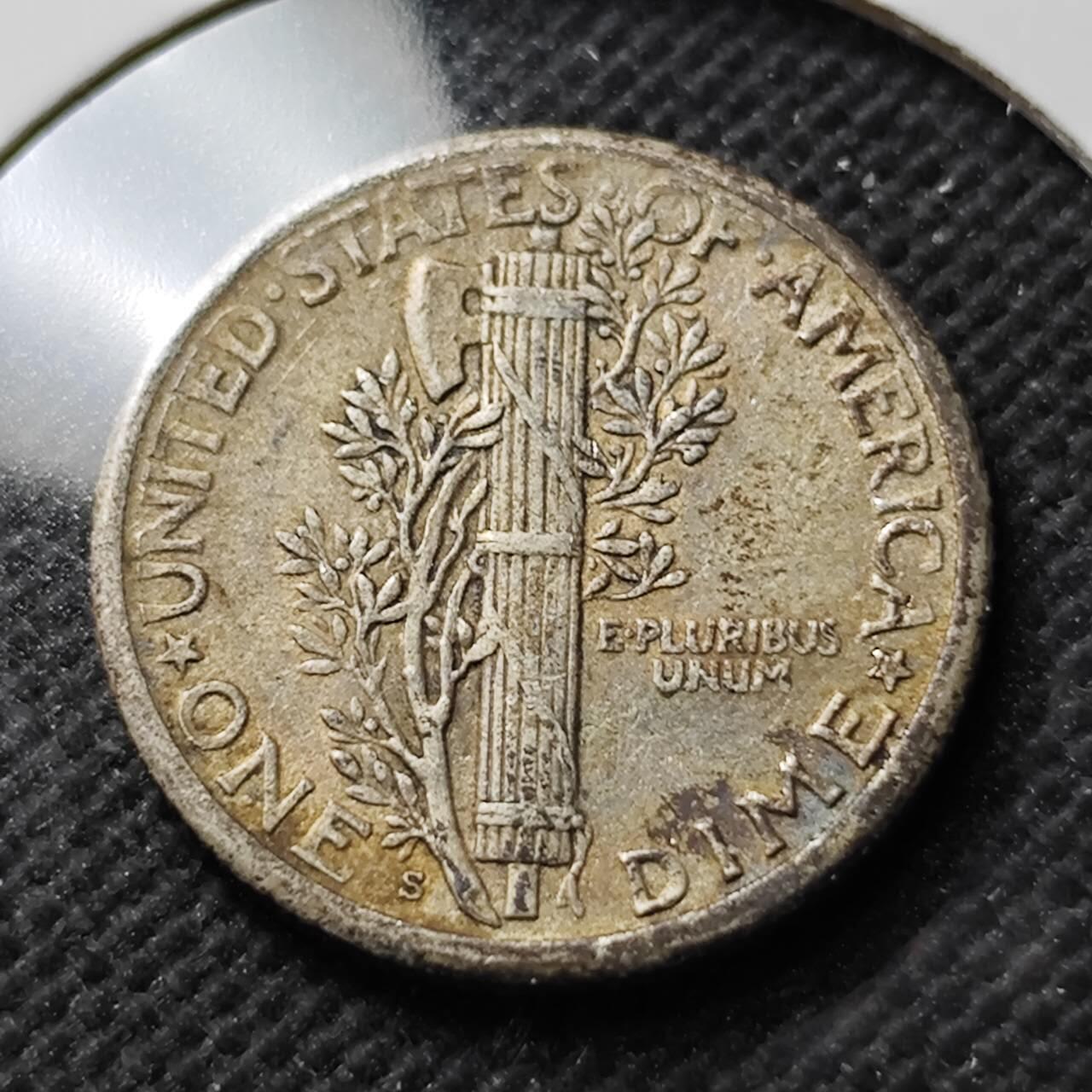 KK钱币收藏小铺  第400期  百期特拍（四拍之四）2月预留时间 周末发货  1925美国小飞人银币 早年份