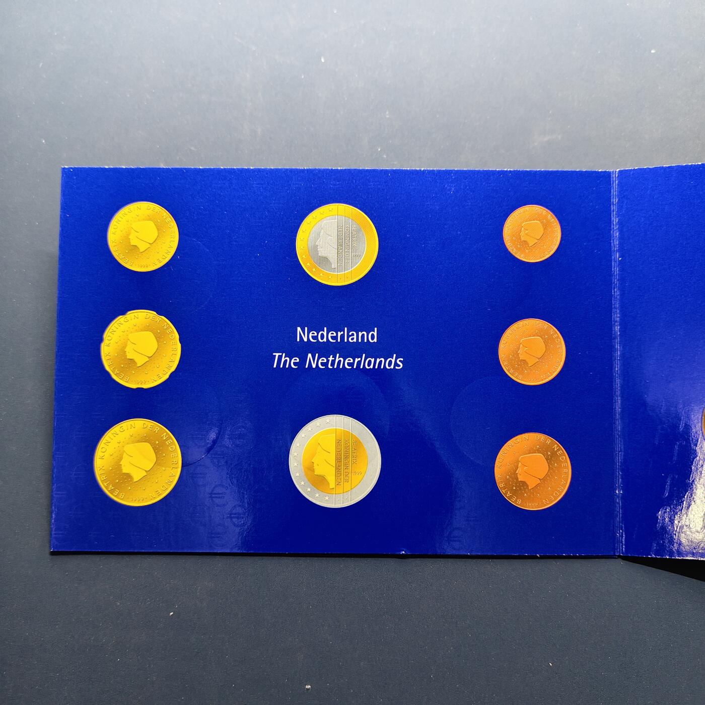 【全场包邮】纯粹捡漏拍496场-持续更新中 荷兰1999年盾版纪念官方套币