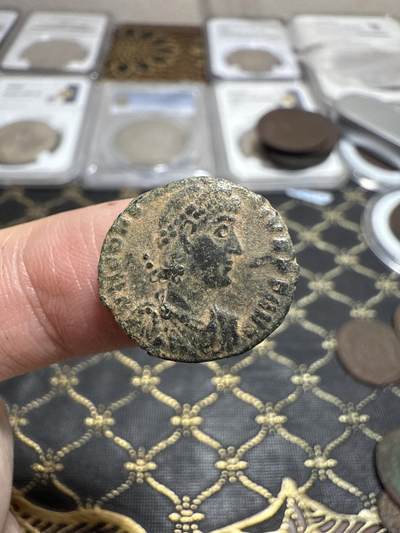 南宋泉阁俄币 外币 国币 专场第二十一期 【送拍无额外佣金】 - 古罗马 公元337-340年 君士坦丁二世铜币 背逆 个头偏大 细节还不错 好品