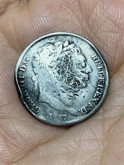 2026年第十一场(总第一百八十场）外国好品散币场(免佣金) - 差品不平–英国🇬🇧1817年6便士银币(乔治三世时期，925银)