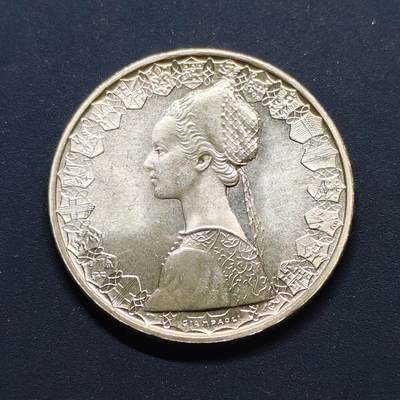 【全场包邮】纯粹捡漏拍497场-持续更新中 - 意大利1970年帆船女神500里拉银币【29毫米11克83.5%】