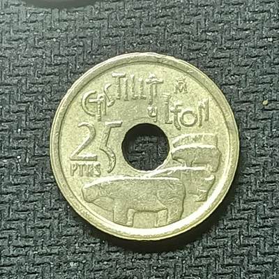 新2026B第六组世界各国精品钱币奖章纪念章花钱401-830 - 484西班牙25比塞塔