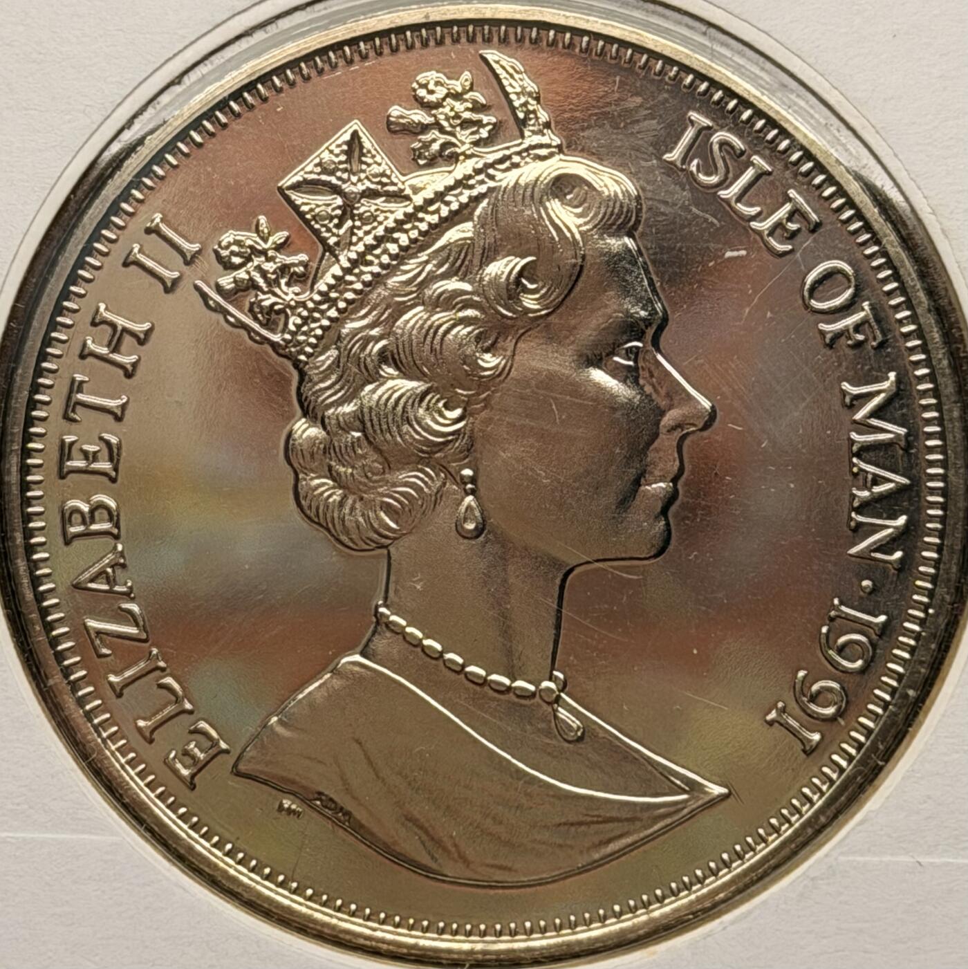 ＜星葵钱币社＞散币克朗场第68期·1月23日发货 〈邮币封〉马恩岛1991年结婚十周年·戴安娜王妃1克朗纪念币