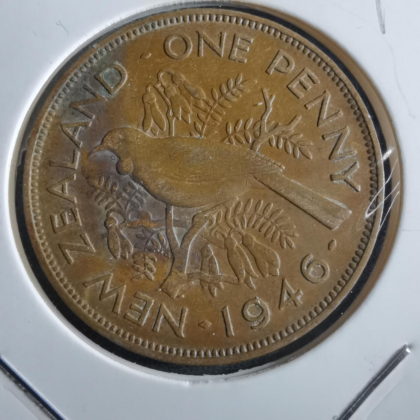 沼泽如烟--第966场 新西兰1946年1便士